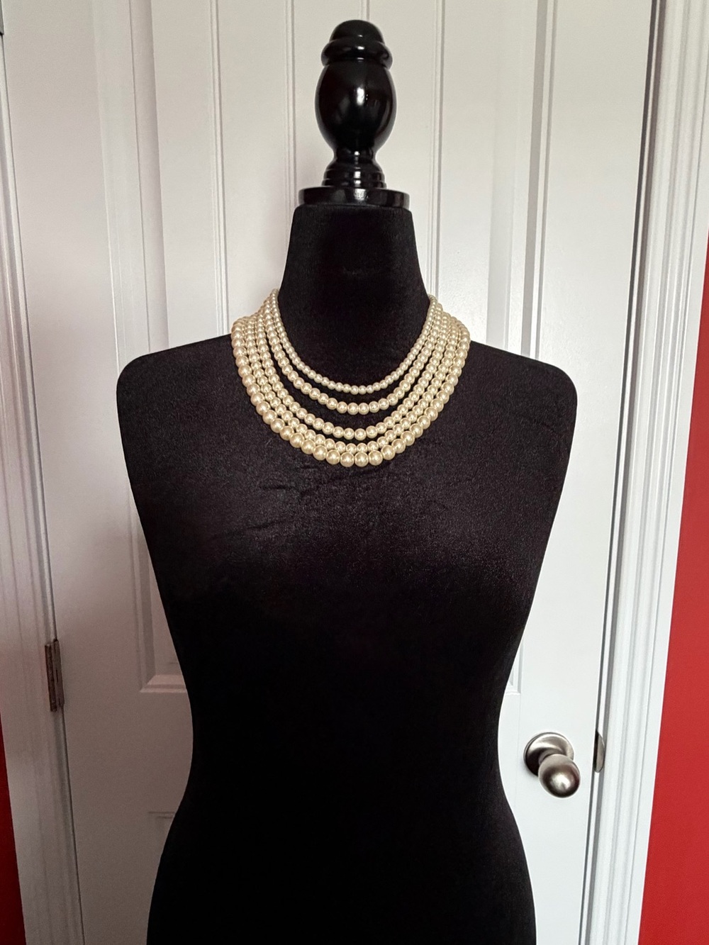 Gold-Tone Pearl Accent Necklace - Elegant Women’s Jewelry